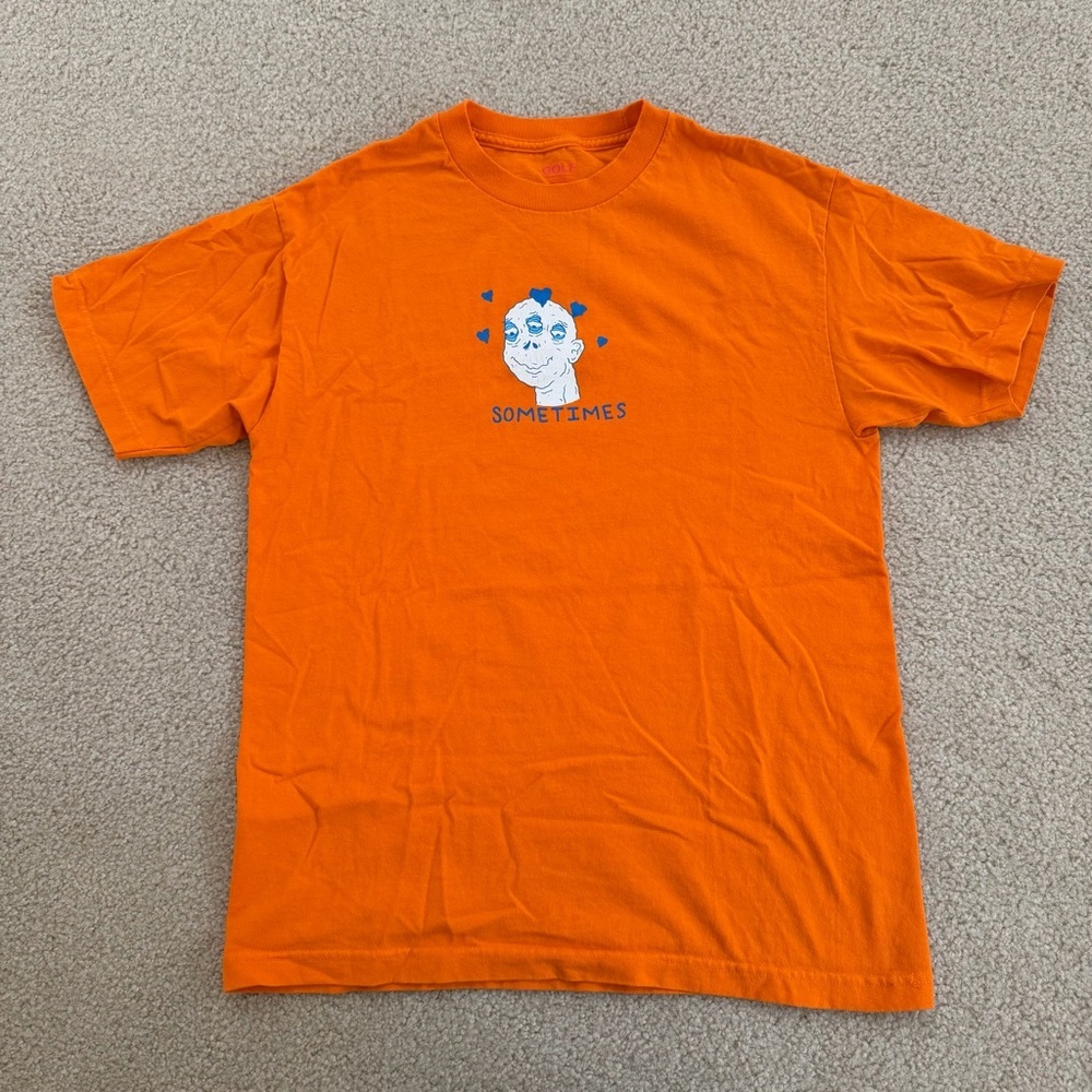 Golf Wang “Sometimes” Orange Tee